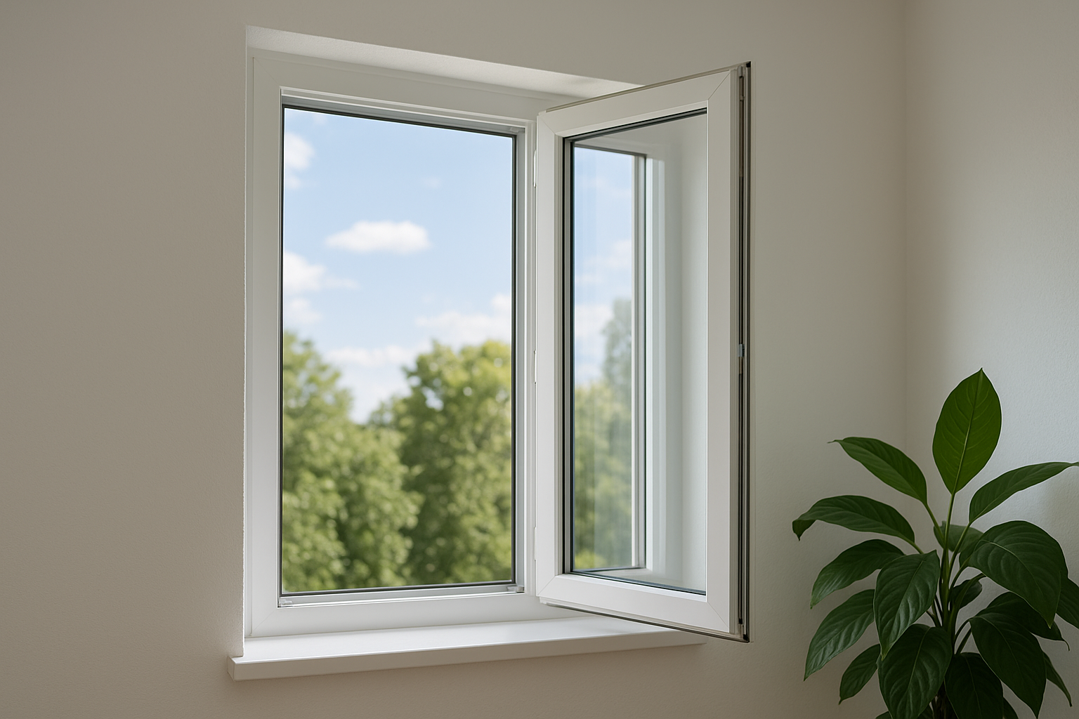 Nowoczesne okna PCV w domu